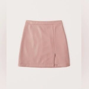 Abercrombie & Fitch Vegan Leather Mini Skirt